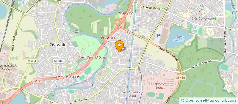 localisation de l'entreprise SCI TOMASIM  ILLKIRCH-GRAFFENSTADEN