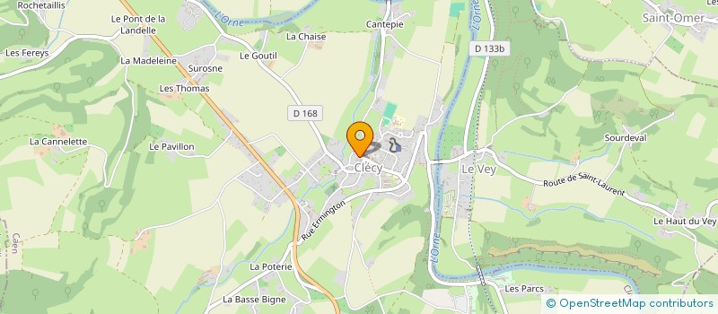 localisation de l'entreprise SCI TOMAWAK  CLECY