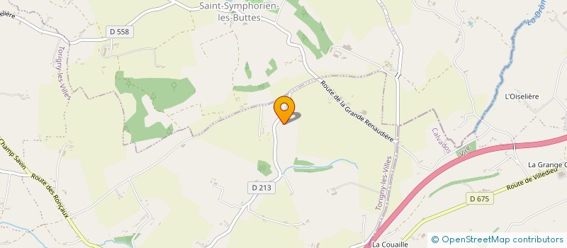 localisation de l'entreprise SCI TOMAX  TORIGNY-LES-VILLES