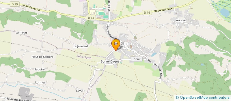 localisation de l'entreprise SCI TOMAX  SAINT-CHEF