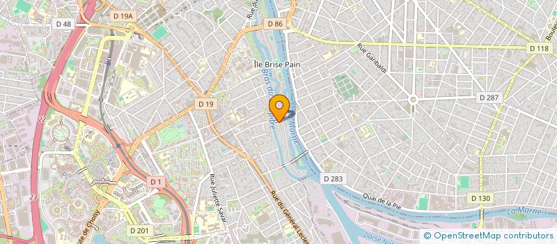 localisation de l'entreprise SCI TOMAX à CRETEIL