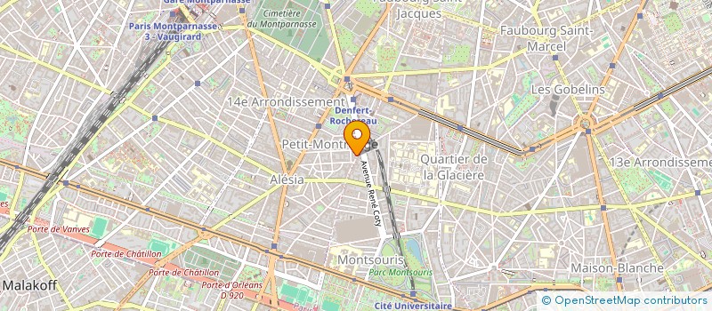 localisation de l'entreprise SCI TOMBE ISSOIRE  PARIS