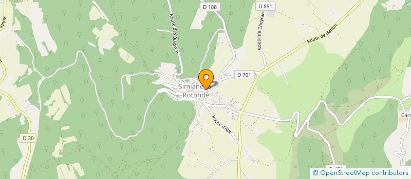 localisation de l'entreprise SCI TOMBWA  SIMIANE-LA-ROTONDE