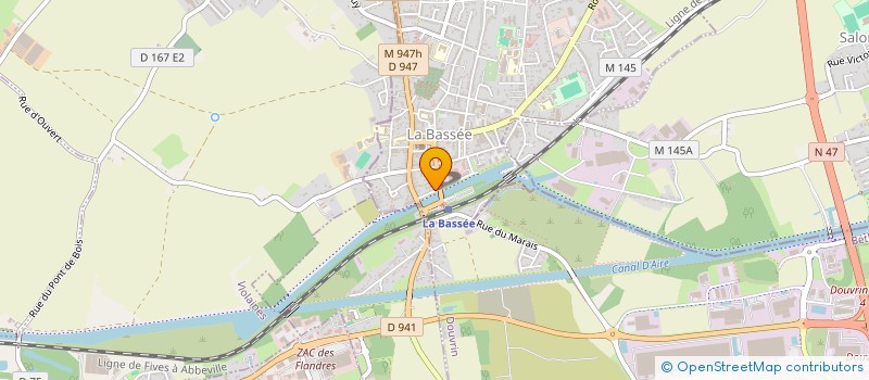 localisation de l'entreprise SCI TOMCLE  LA BASSEE