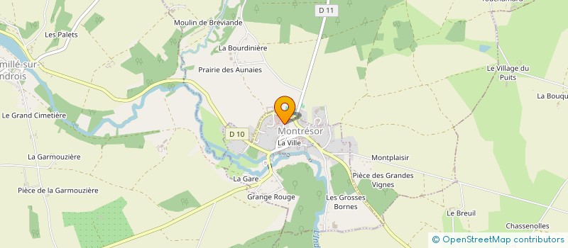 localisation de l'entreprise SCI TOMCLEM à MONTRESOR
