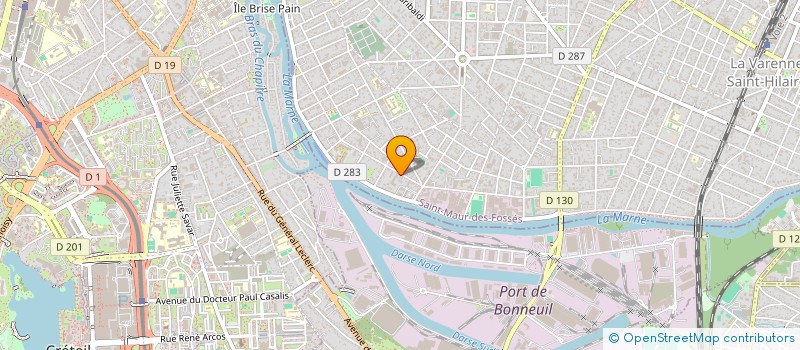 localisation de l'entreprise SCI TOME PROMOTIONS à SAINT-MAUR-DES-FOSSES