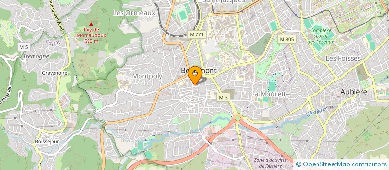 localisation de l'entreprise SCI TOMEBA  BEAUMONT