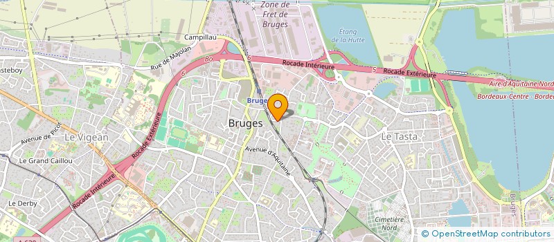 localisation de l'entreprise SCI TOMECHLOE  BRUGES