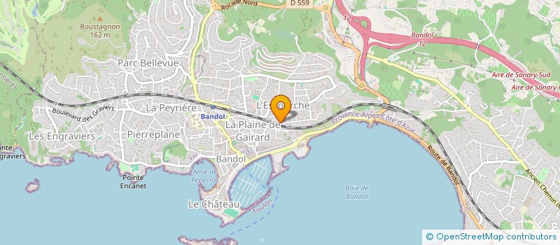 localisation de l'entreprise SCI TOMEMAX  BANDOL