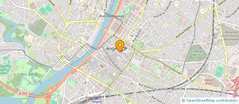 localisation de l'entreprise SCI TOMENINE à ANGERS