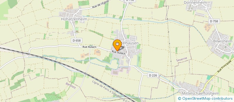 localisation de l'entreprise SCI TOMEO  WINGERSHEIM LES QUATRE BANS