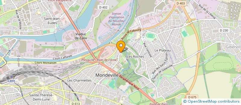 localisation de l'entreprise SCI TOMEO à MONDEVILLE