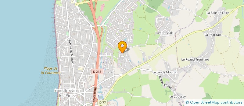 localisation de l'entreprise SCI TOMEVA à SAINT-BREVIN-LES-PINS