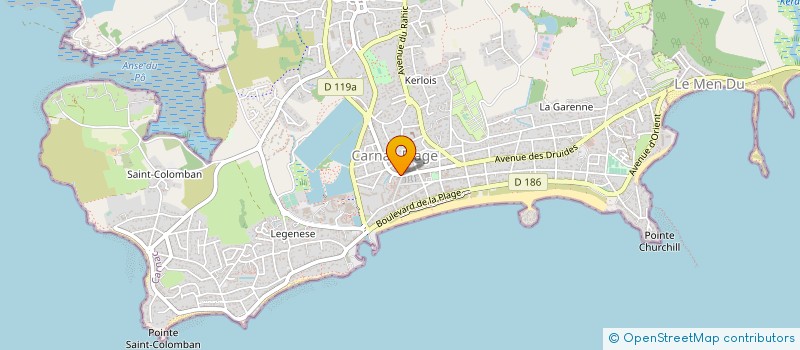 localisation de l'entreprise SCI TOMFLO  CARNAC