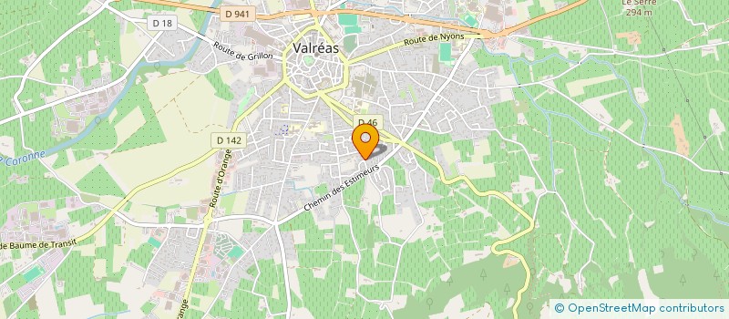 localisation de l'entreprise SCI TOMI à VALREAS