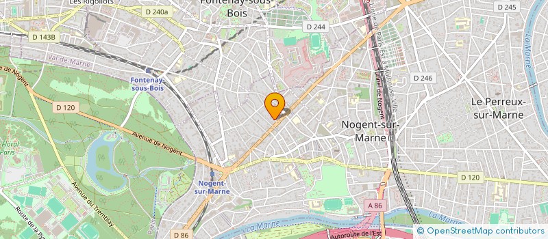 localisation de l'entreprise SCI TOMI  NOGENT-SUR-MARNE