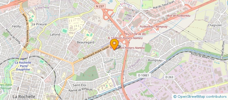 localisation de l'entreprise SCI TOMIC & FILS  LA ROCHELLE