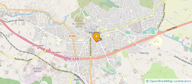 localisation de l'entreprise SCI TOMJI à HYERES
