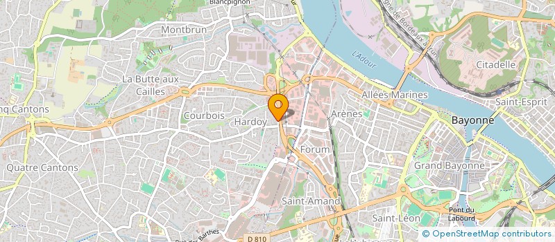 localisation de l'entreprise SCI TOMLINSON  ANGLET