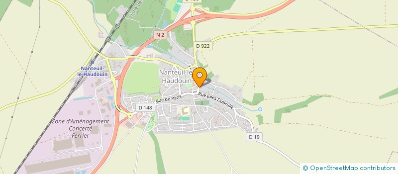 localisation de l'entreprise SCI TOMMY  NANTEUIL-LE-HAUDOUIN