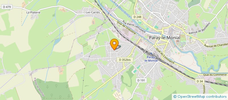 localisation de l'entreprise SCI TOMOLEO  PARAY-LE-MONIAL