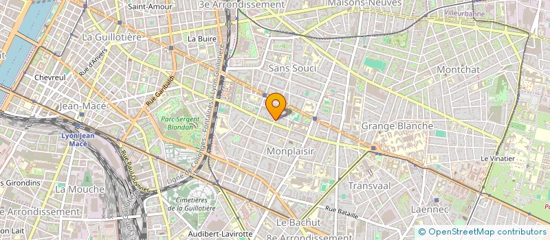 localisation de l'entreprise SCI TOMONOSO  LYON