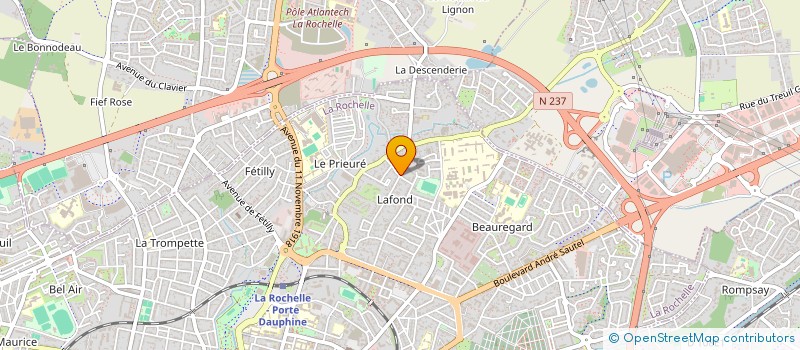 localisation de l'entreprise SCI TOMORROW  LA ROCHELLE