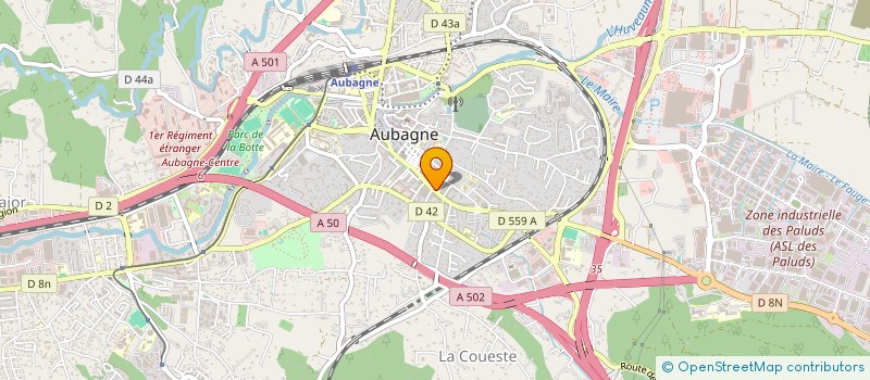 localisation de l'entreprise SCI TOMRO à AUBAGNE