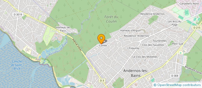 localisation de l'entreprise SCI TOMTOM  ANDERNOS-LES-BAINS