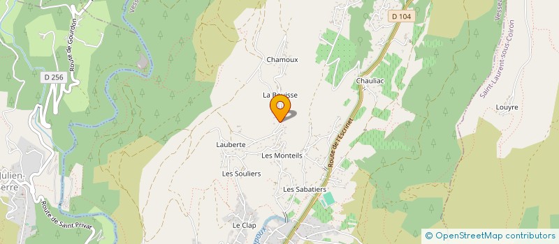 localisation de l'entreprise SCI TOMVII  VESSEAUX