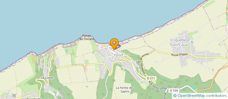 localisation de l'entreprise SCI TON PULL VERT  YPORT