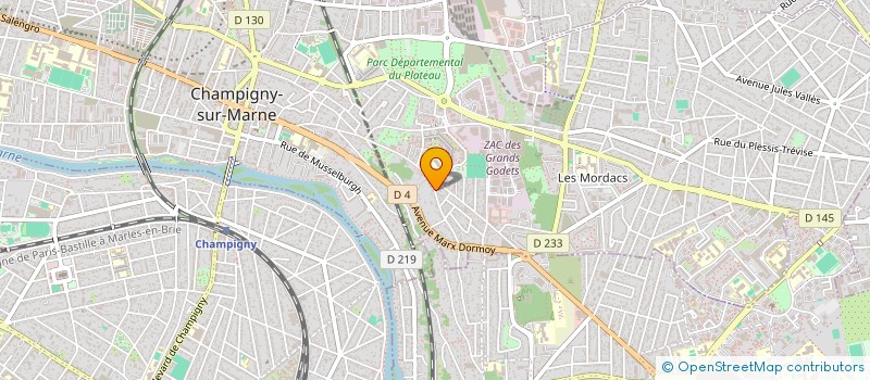 localisation de l'entreprise SCI TON-THICH  CHAMPIGNY-SUR-MARNE