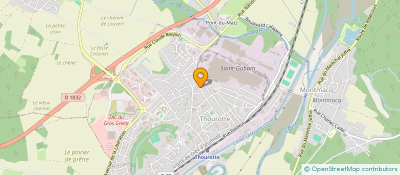 localisation de l'entreprise SCI TONDA  COMPIEGNE