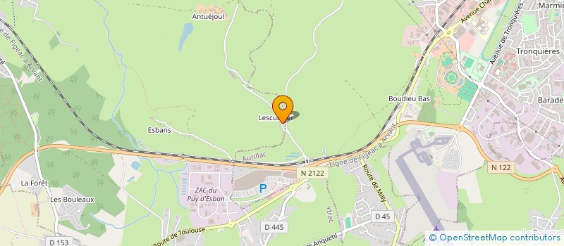localisation de l'entreprise SCI TONDEUR MINIER à YTRAC