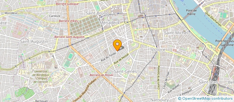 localisation de l'entreprise SCI TONDU 94  BORDEAUX