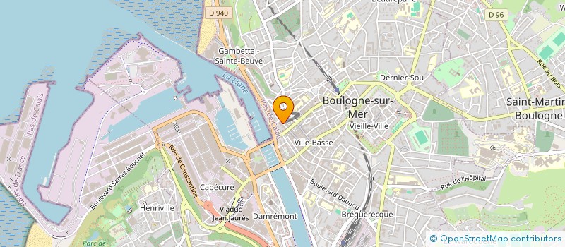 localisation de l'entreprise SCI TONG  BOULOGNE-SUR-MER