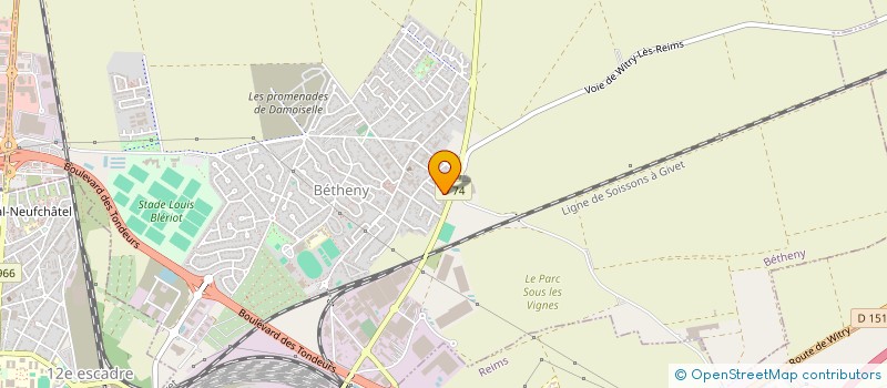 localisation de l'entreprise SCI TONG  BETHENY