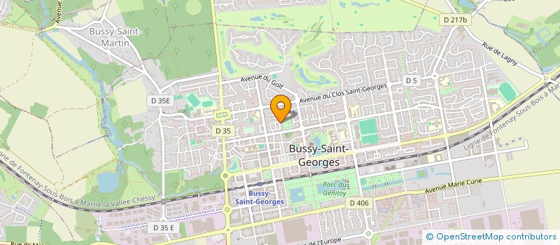 localisation de l'entreprise SCI TONG15  BUSSY-SAINT-GEORGES