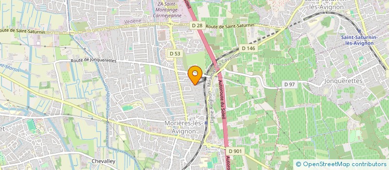 localisation de l'entreprise SCI TONGA  MORIERES-LES-AVIGNON