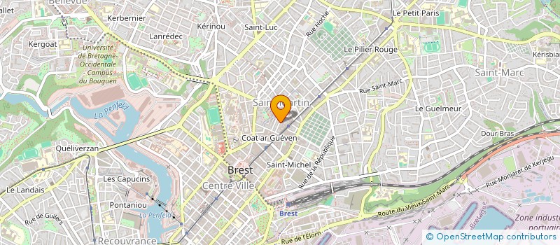 localisation de l'entreprise SCI TONIA  BREST