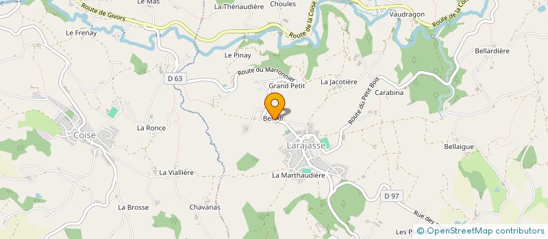 localisation de l'entreprise SCI TONIC  LARAJASSE