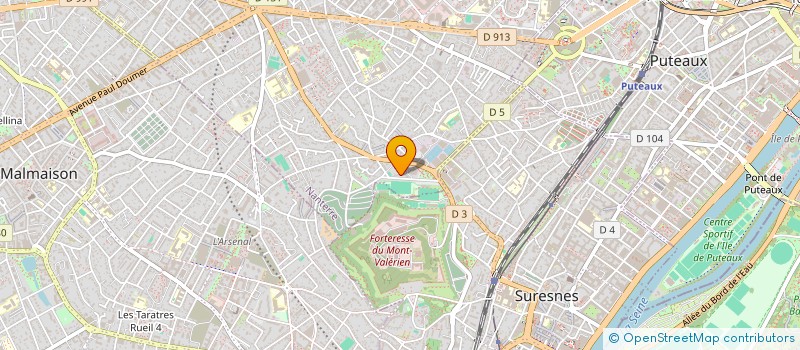 localisation de l'entreprise SCI TONIC GAROUPE  NANTERRE