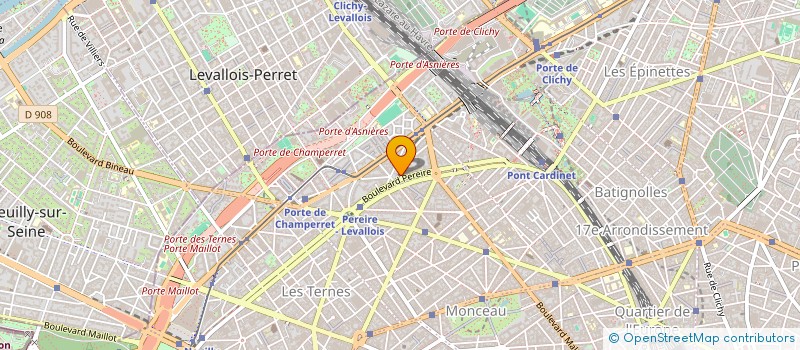 localisation de l'entreprise SCI TONIC INVEST  PARIS