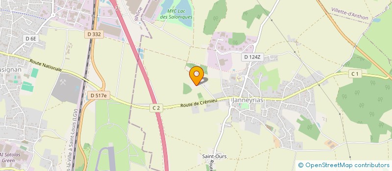 localisation de l'entreprise SCI TONIJOCRI  JANNEYRIAS