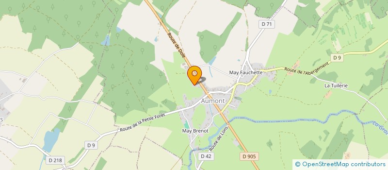 localisation de l'entreprise SCI TONIMOD  AUMONT