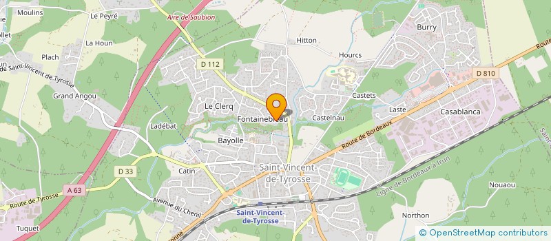 localisation de l'entreprise SCI TONIVIA à SAINT-VINCENT-DE-TYROSSE