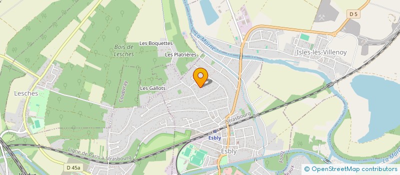 localisation de l'entreprise SCI TONLE LEAP à ESBLY