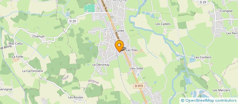 localisation de l'entreprise SCI TONNARD  ATTIGNAT