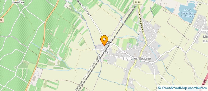 localisation de l'entreprise SCI TONNELIERS  BLIGNY-LES-BEAUNE