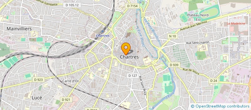 localisation de l'entreprise SCI TONNELLERIE PETIT CHANGE à CHARTRES